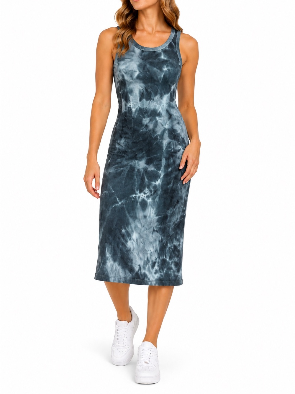 SO Size Small Blue/Grey Tie Dye Dress New With Tags